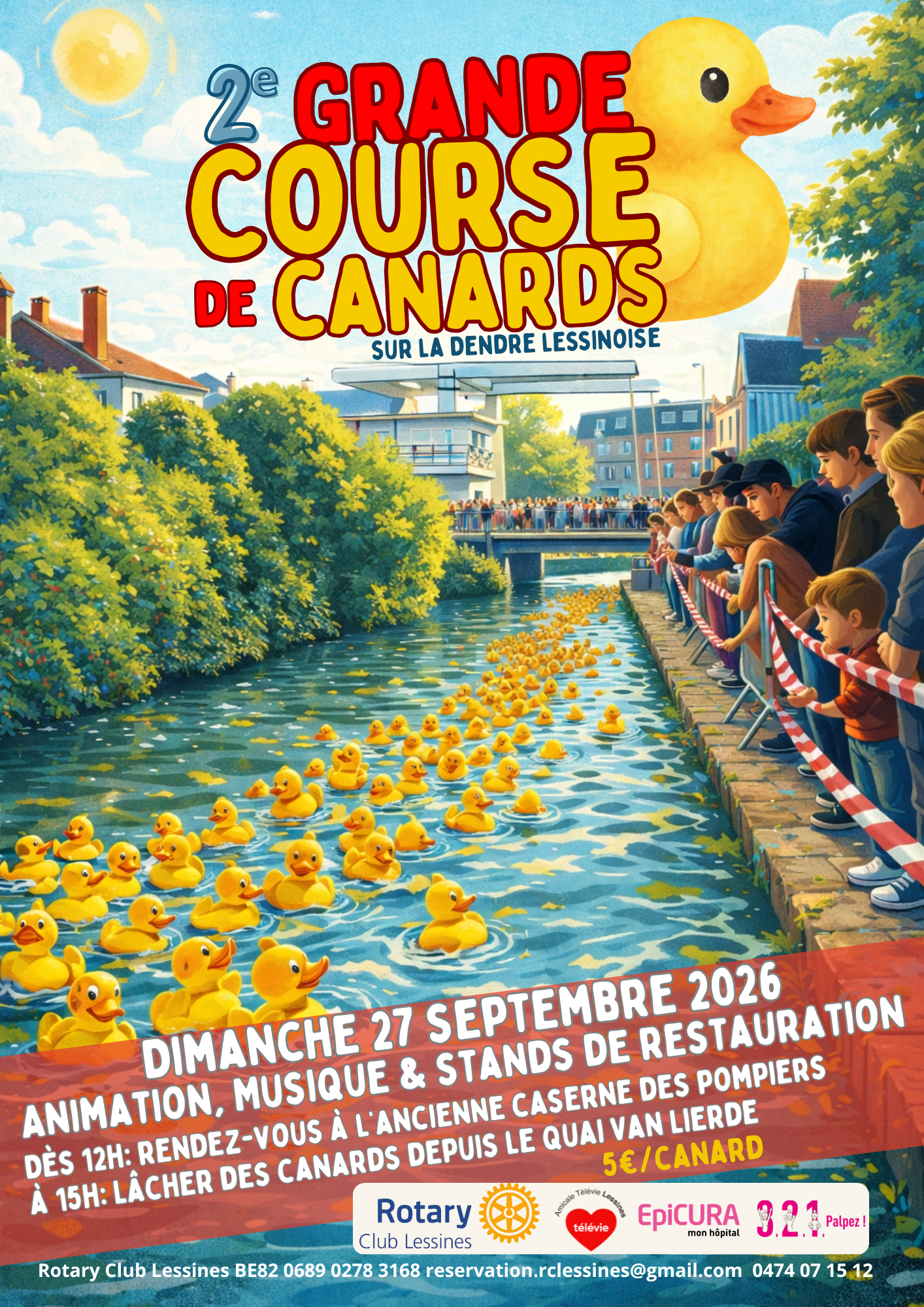 Affiche de la Course de Canards